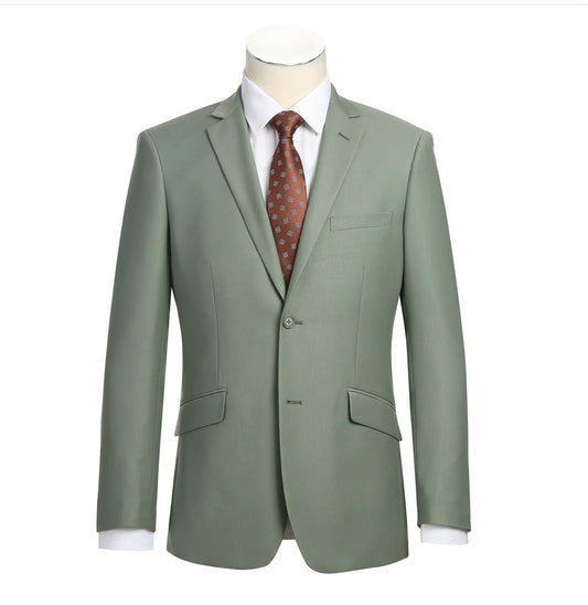 Men’s Sage Green 3-Piece Suit | Slim & Classic Fit