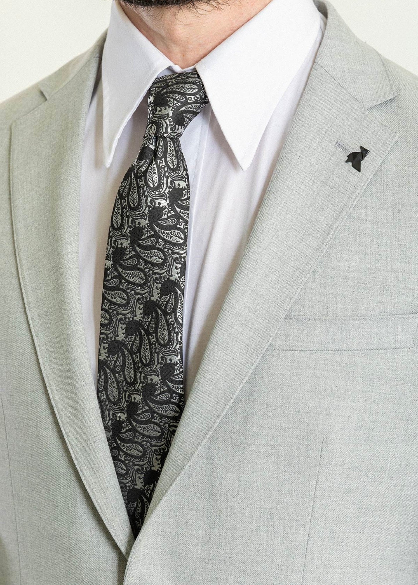 Light Grey Suit | 3 Piece Slim Fit Suit | Wool Fabric