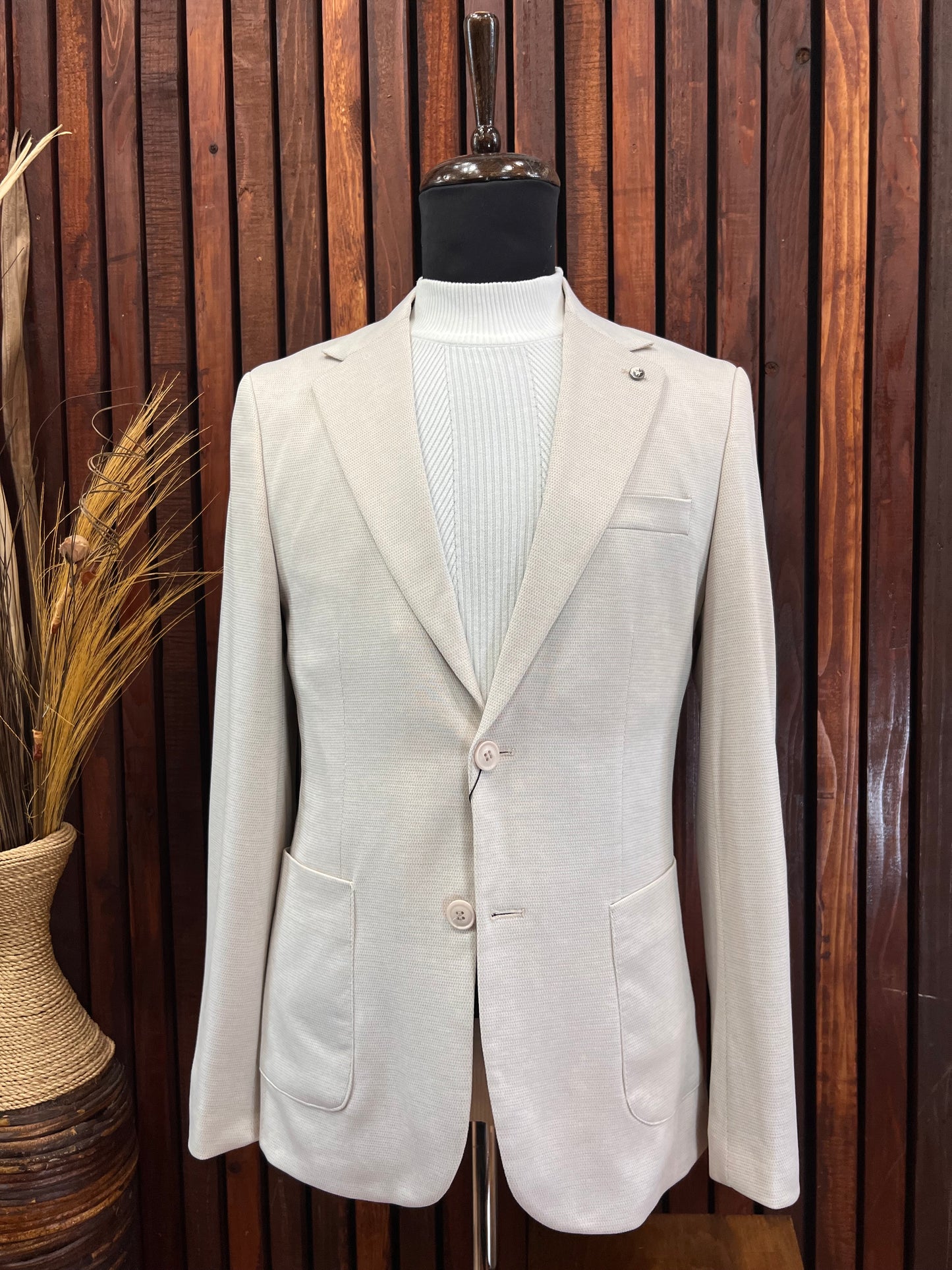 Men’s Slim Fit Beige Blazer | Sport Jacket