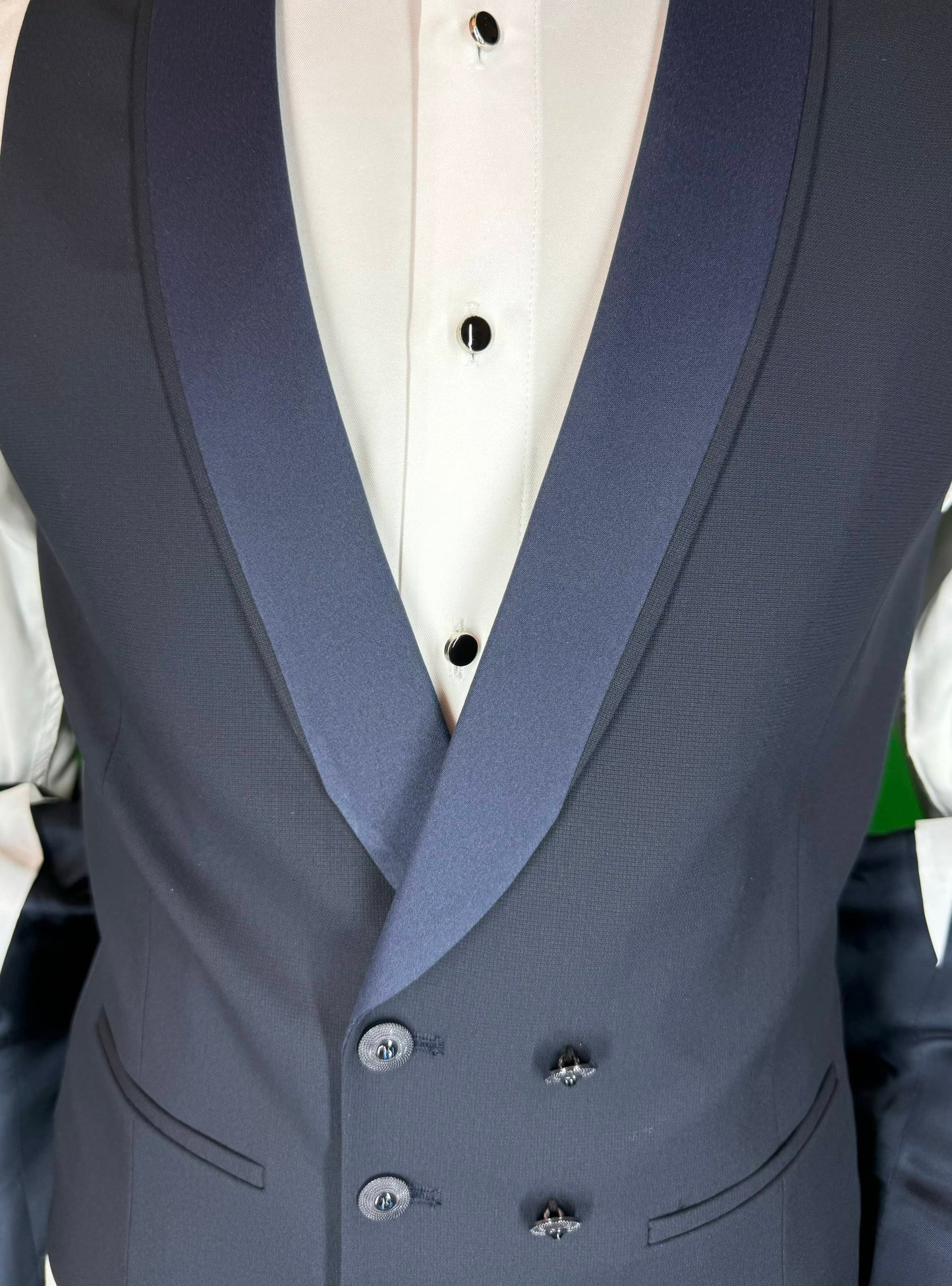 Men's Navy Blue Tuxedo with Shawl Lapel | Weddings & Events