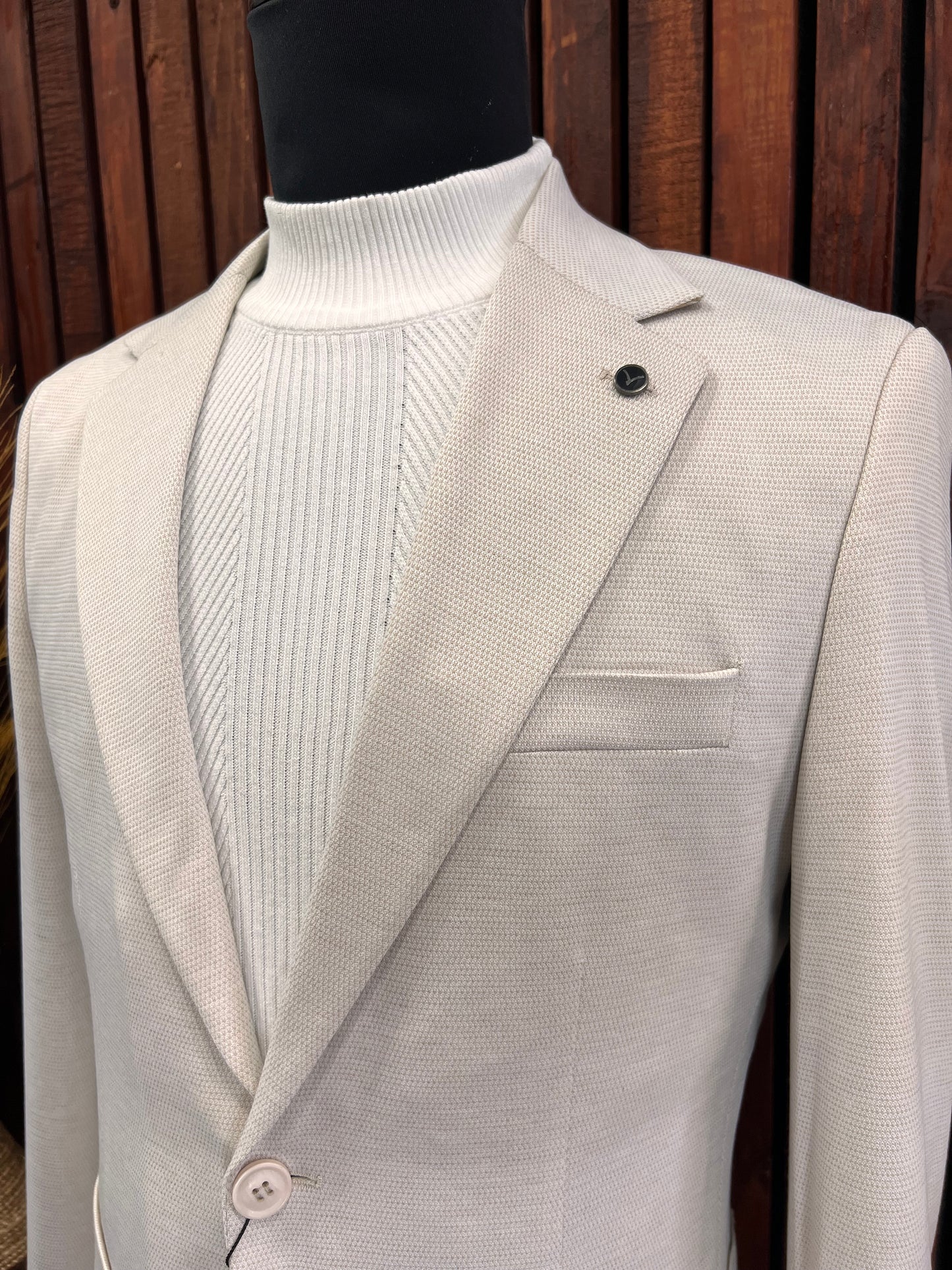 Men’s Slim Fit Beige Blazer | Sport Jacket