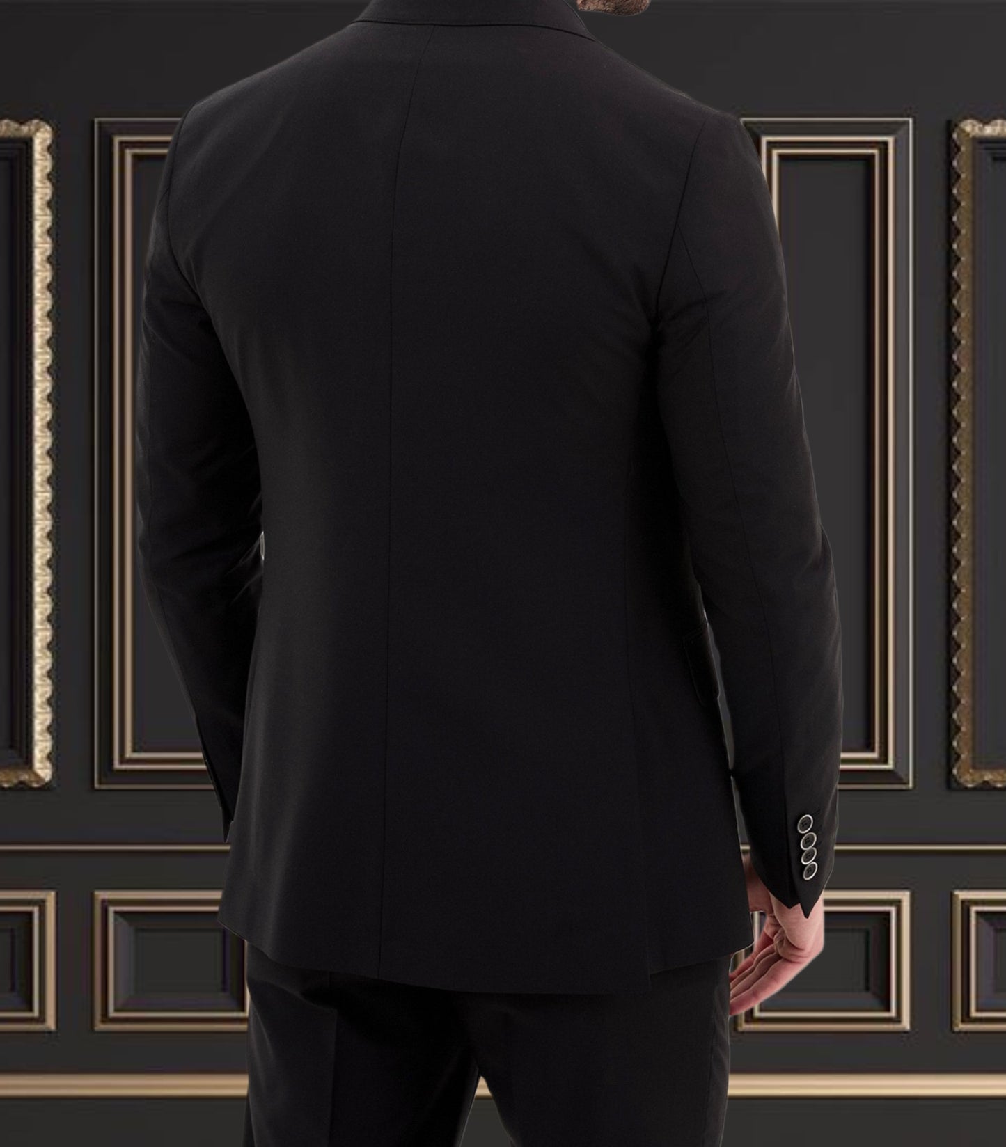 Men's Slim Fit Black Suit | Elegant Formal Wear in Hayward, CA