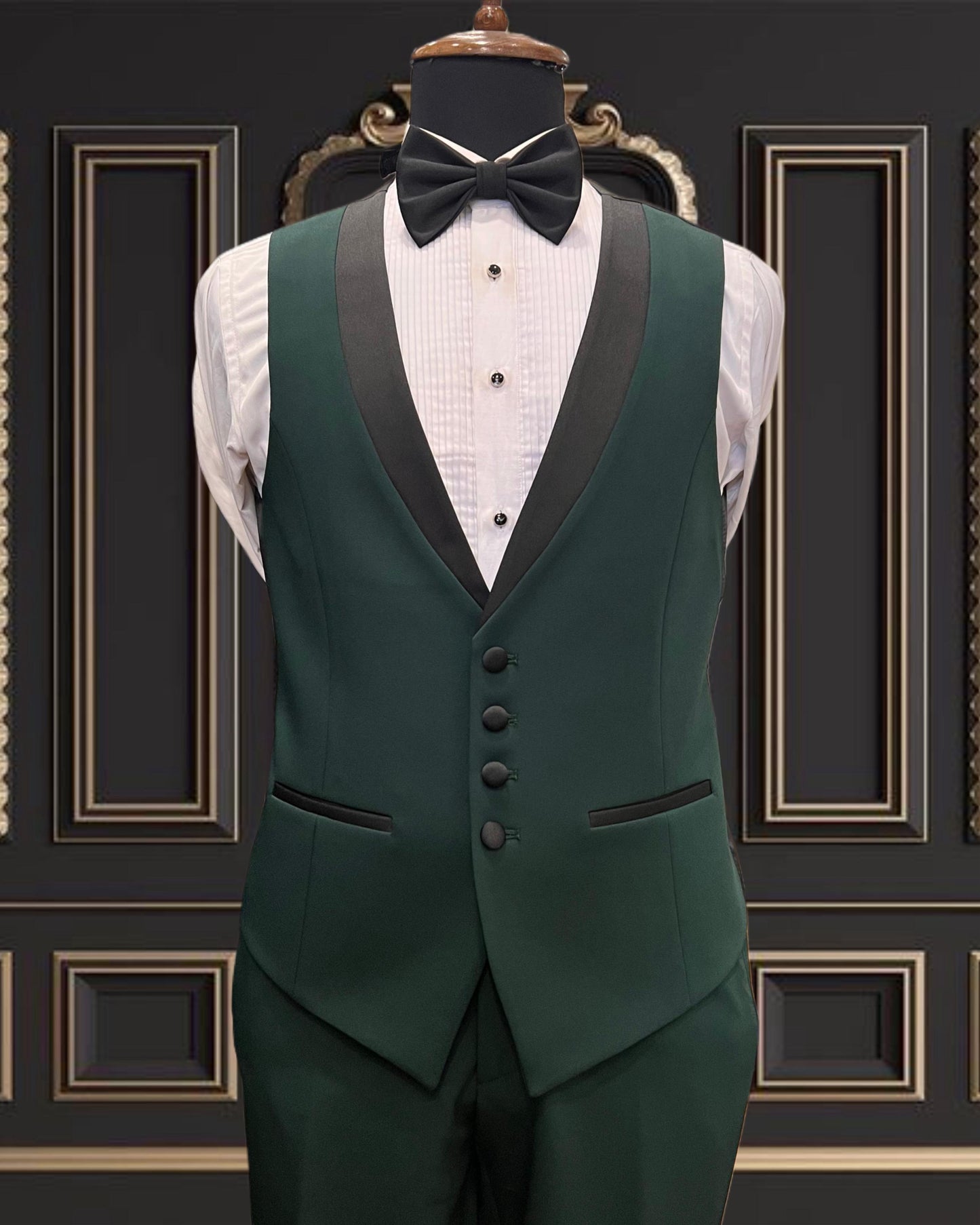 Men's Emerald Green Tuxedo with Shawl Lapel – Wedding & Formal Wear