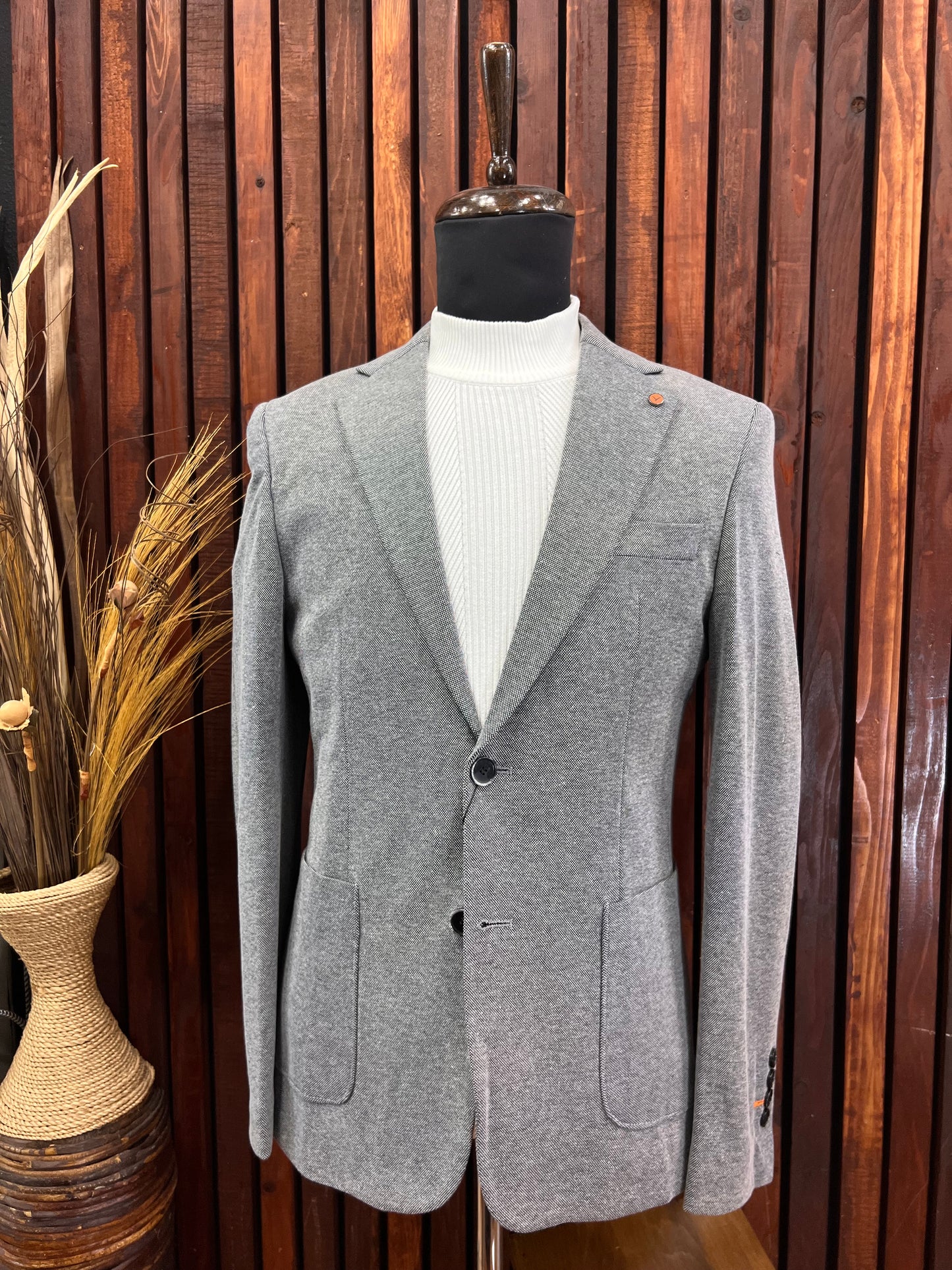 Men’s Slim Fit Grey Blazer | Sport Jacket