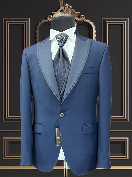 Slim Fit Navy Blue Wedding, Special event Tuxedo