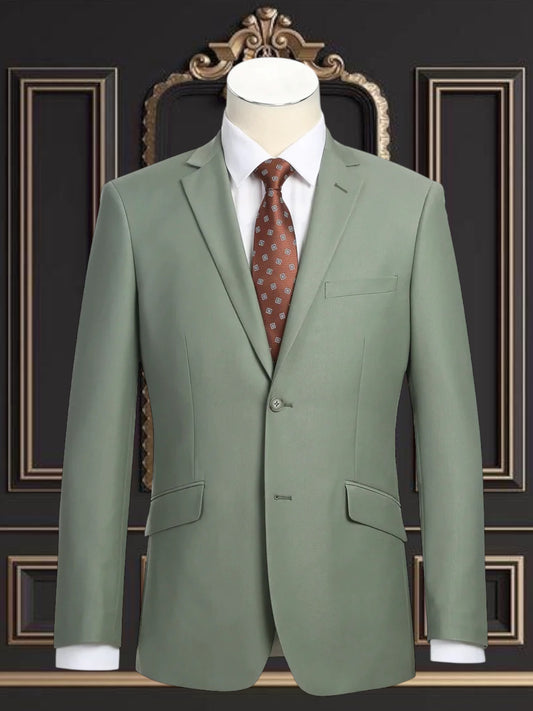 Men’s Sage Green 3-Piece Suit | Slim & Classic Fit