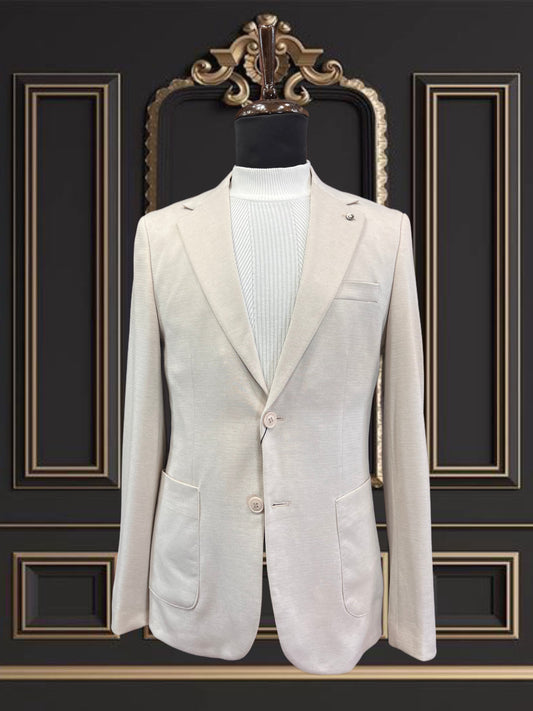 Men’s Slim Fit Beige Blazer | Sport Jacket