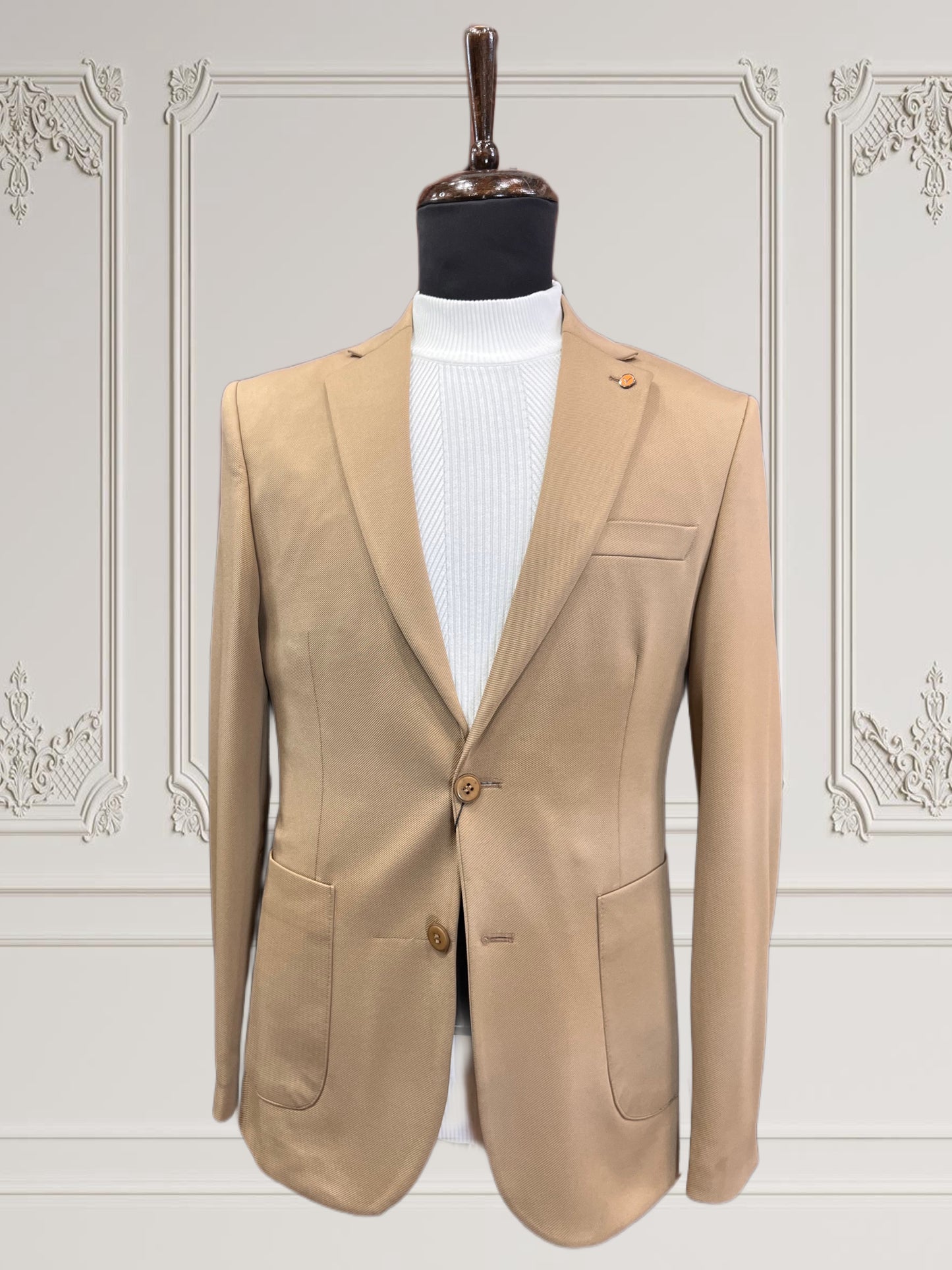 Men’s Slim Fit Tan / Camel Color Blazer | Sport Jacket