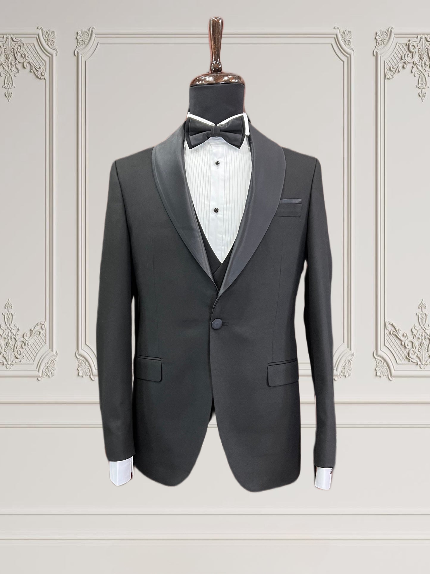 Mens Black Tuxedo Shawl Lapels | Slim Fit | Premium