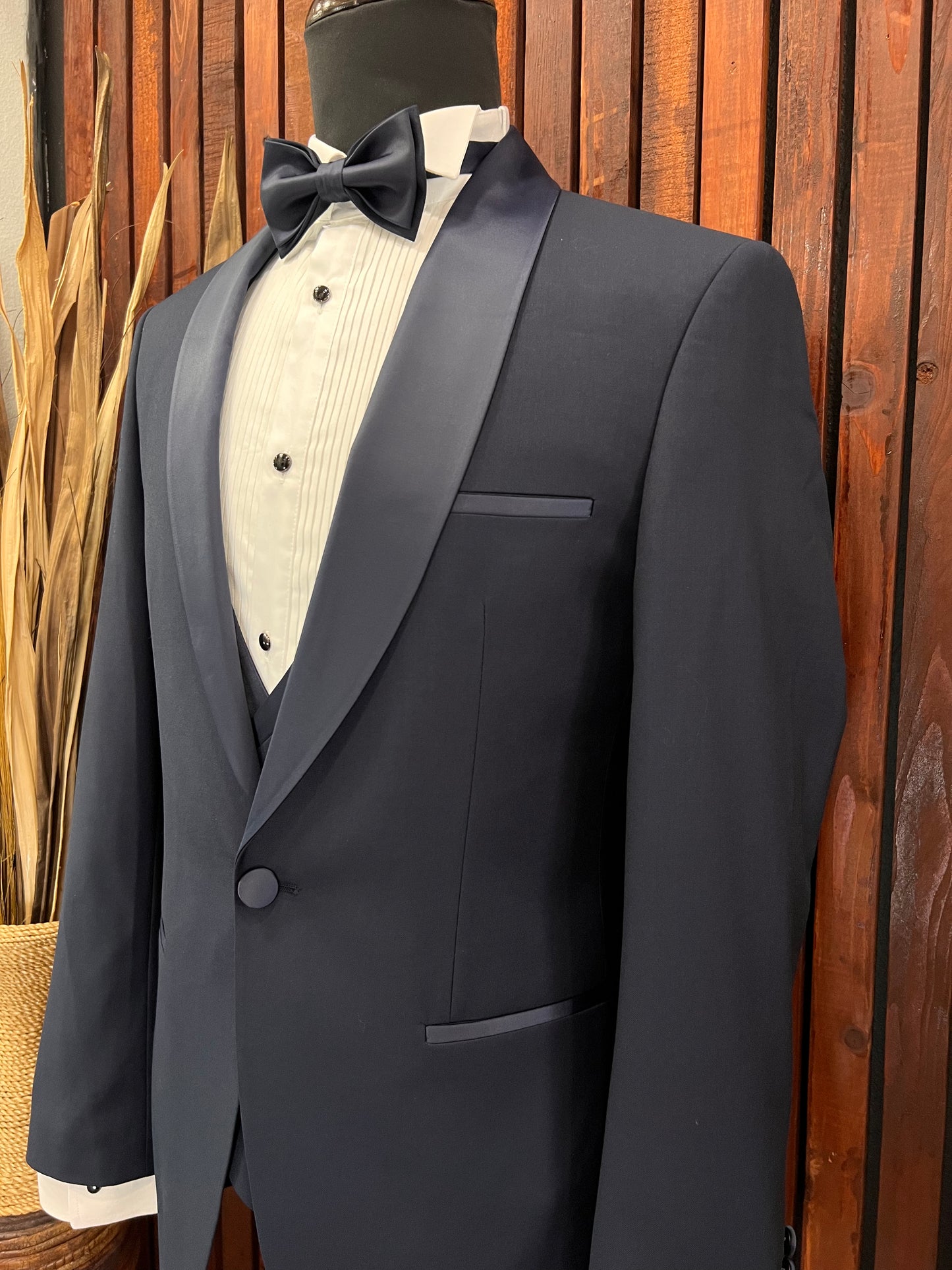 Men's Navy Slim Fit Tuxedo | Premium Formal Wear