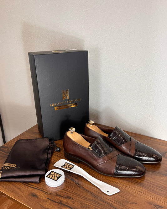 Men's Brown Leather Loafer