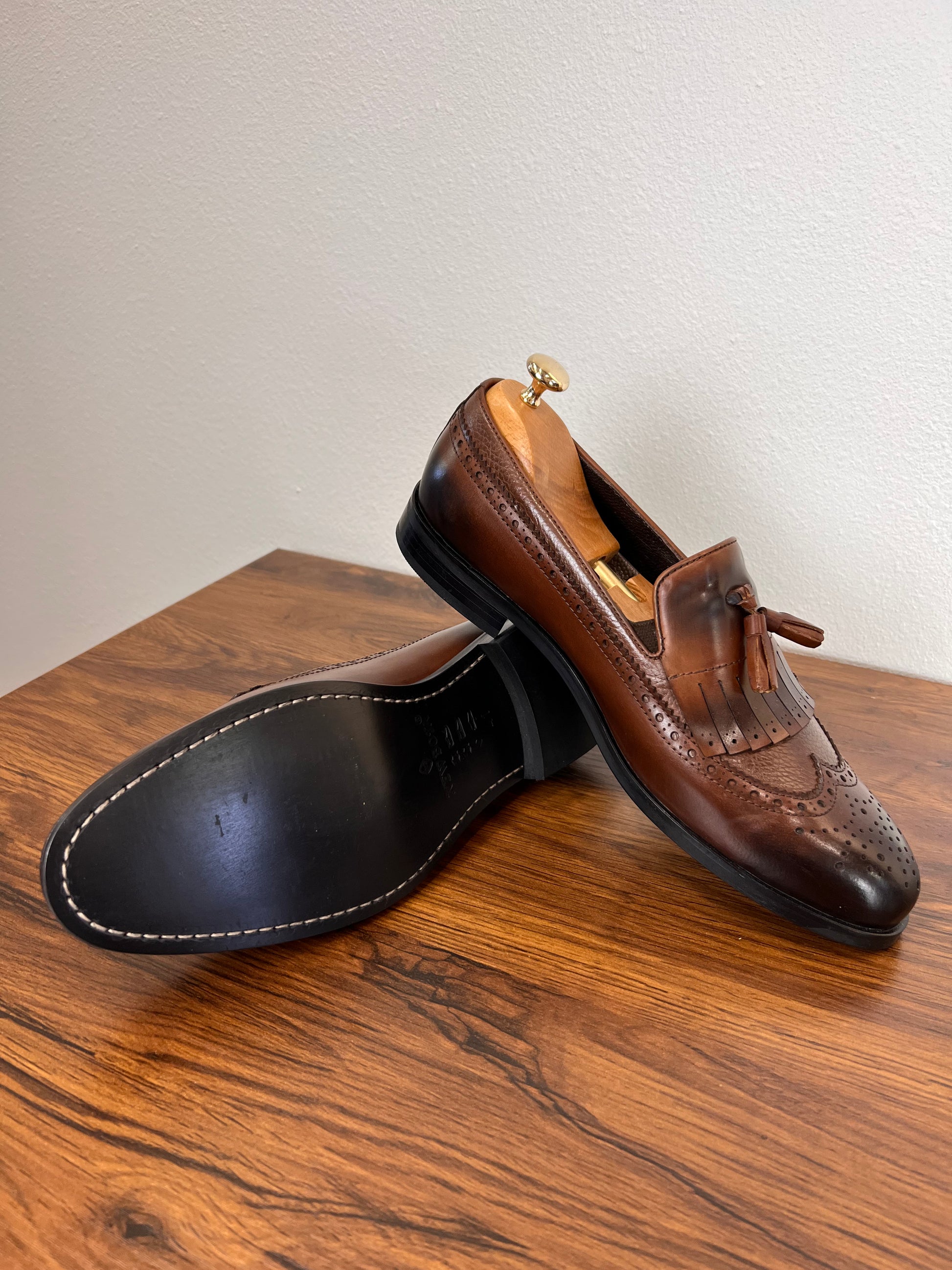 Brown Leather Loafer