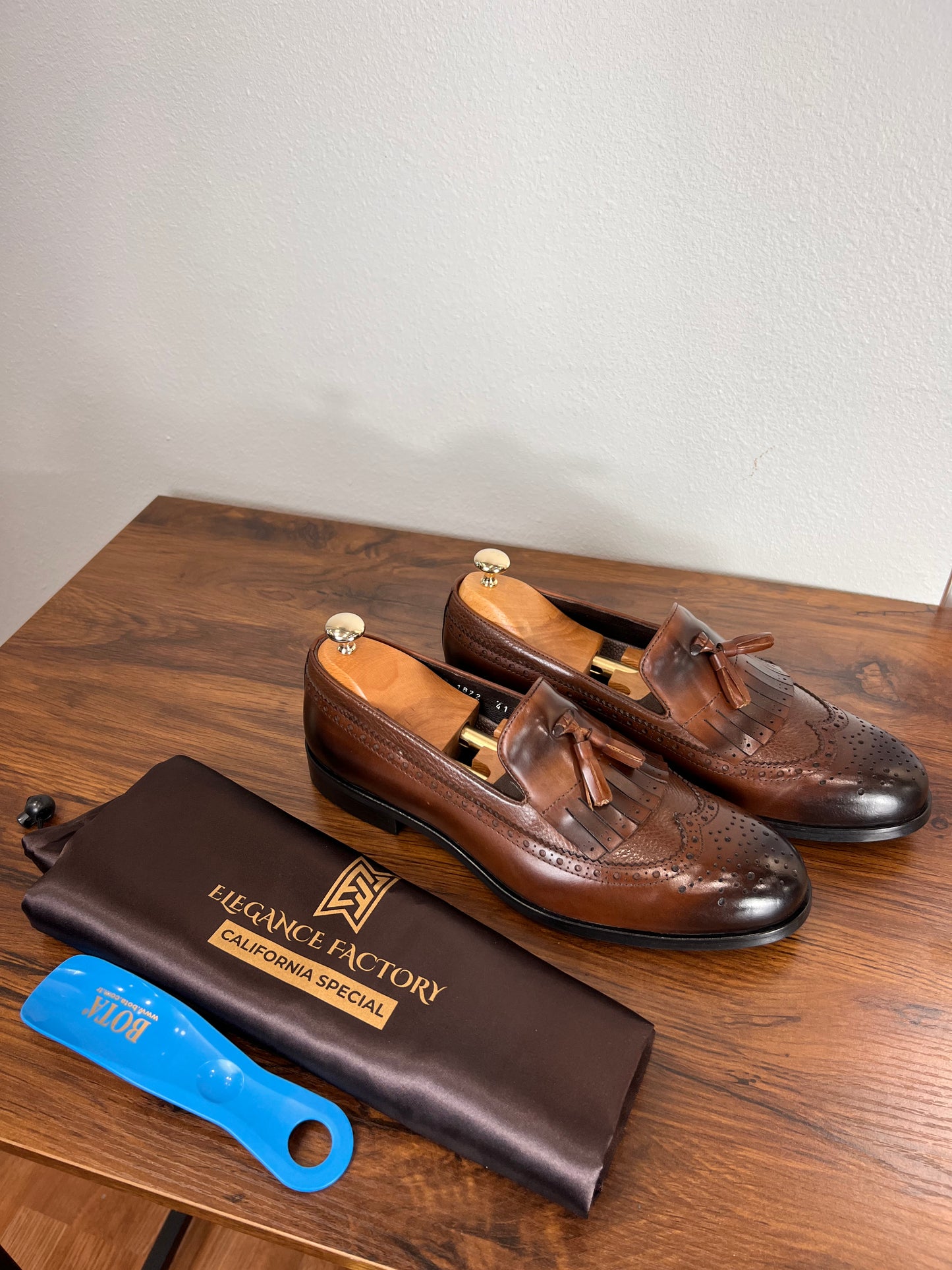 Brown Leather Loafer