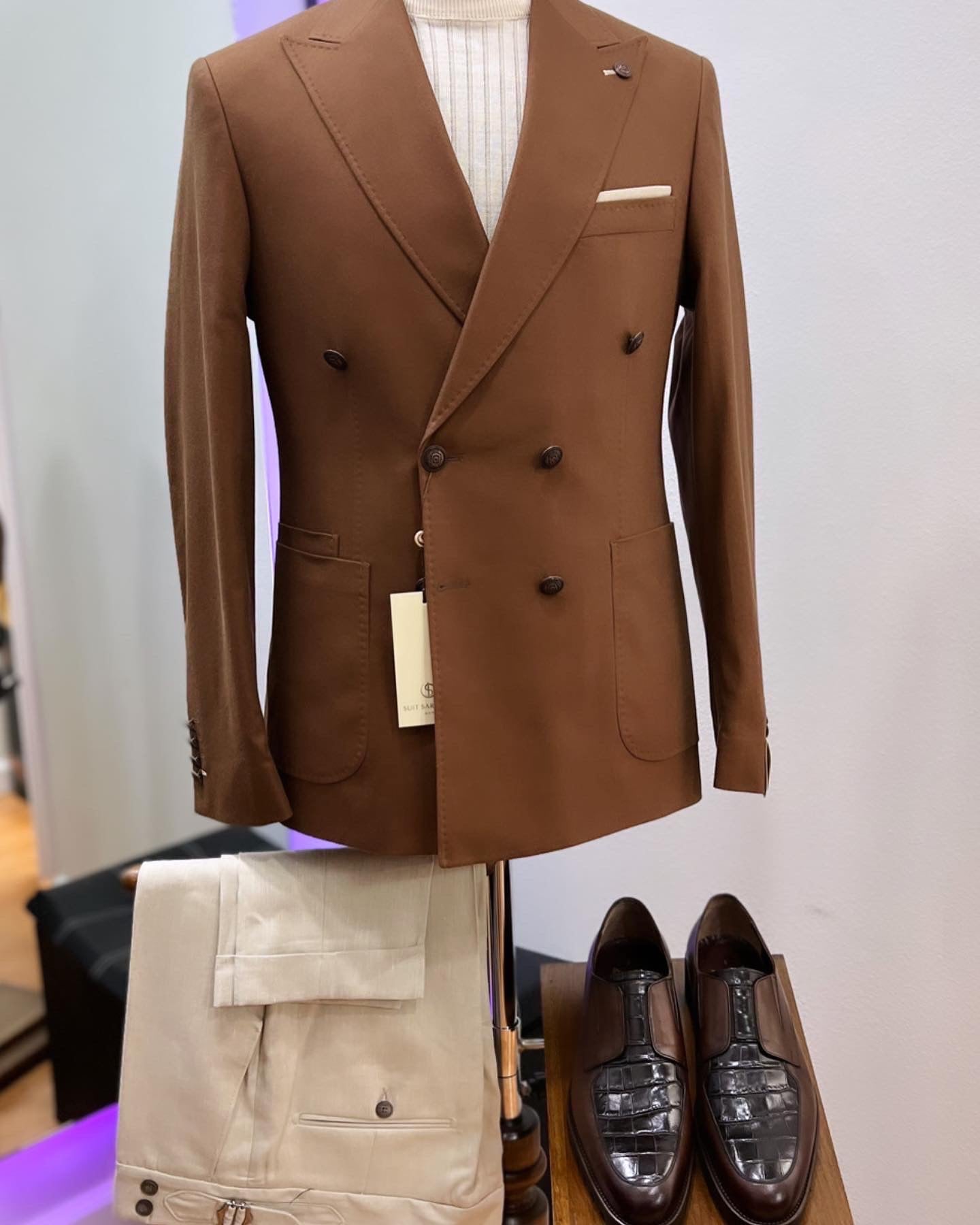 Men's Brown Suit