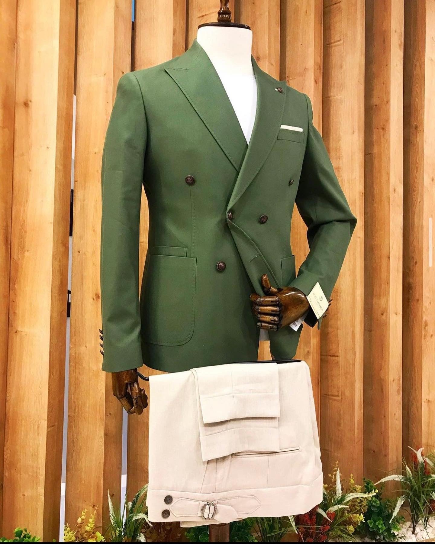 2 Piece Green Suit