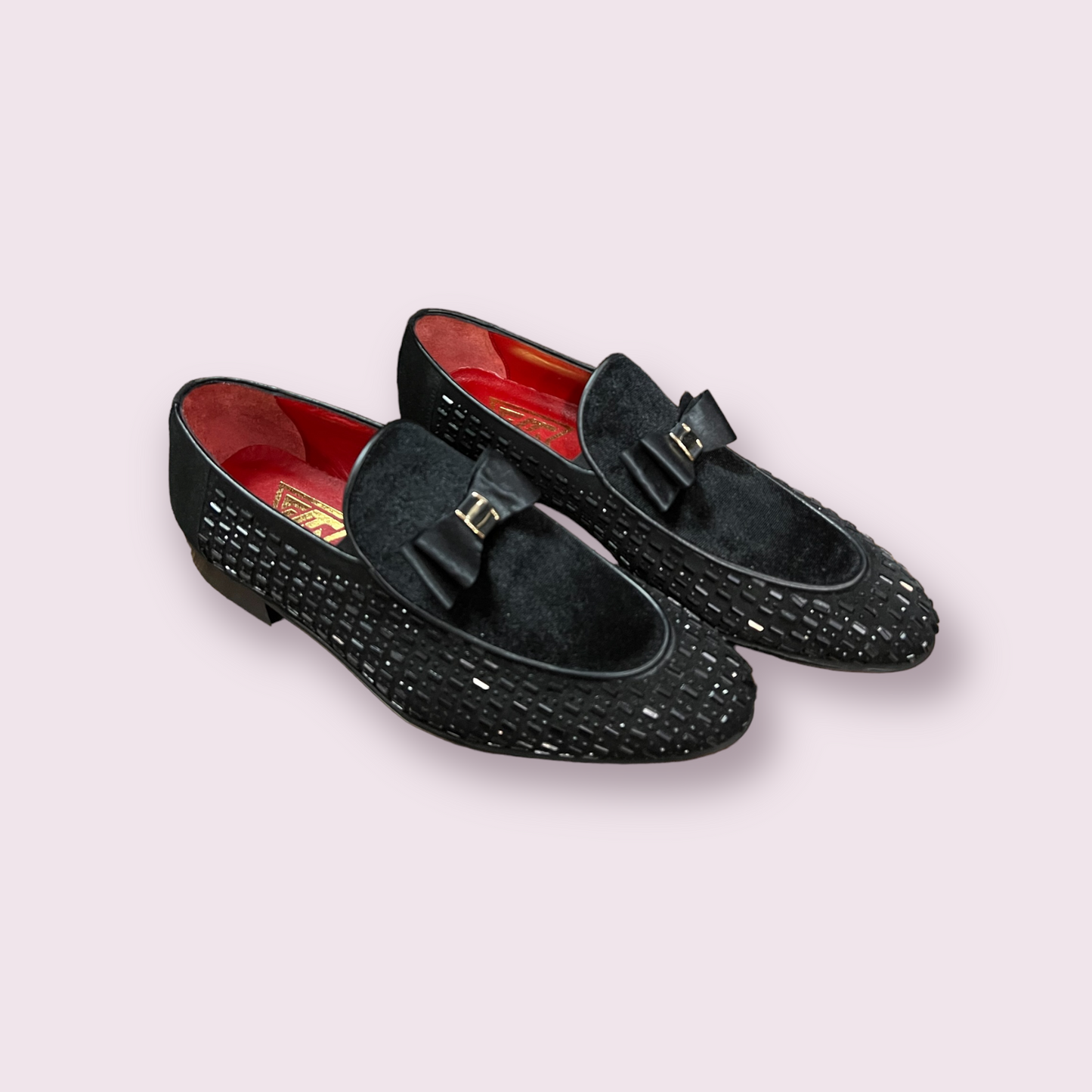 Black Tuxedo Leather Loafer Superior Quality Guaranteed